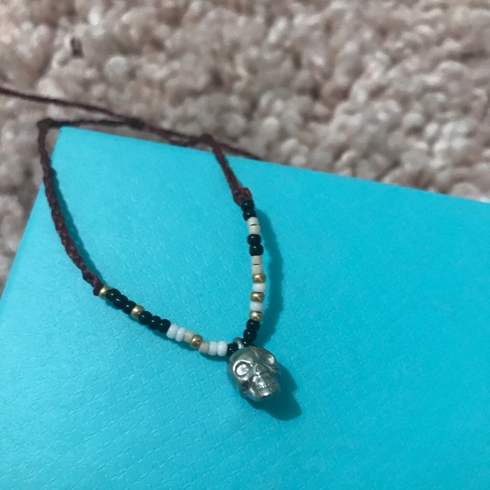 Pura Vida skull bracelet